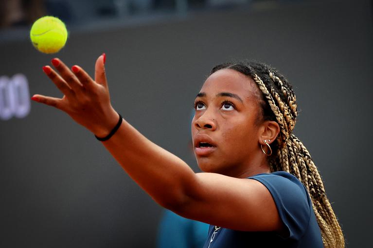 Tyra Caterina Grant al servizio (foto FITP)