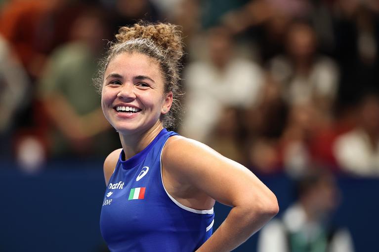 Il sorriso di Jasmine Paolini (foto Getty Images)