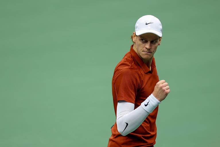 Un'esultanza di Jannik Sinner (Getty Images)