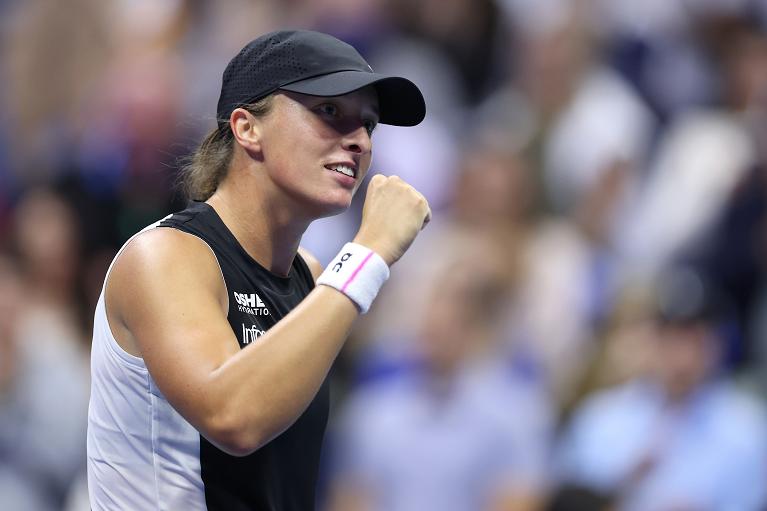 Tutta la grinta di Iga Swiatek (foto Getty Images)