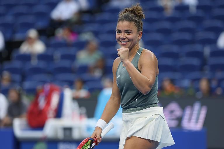 Tutta la gioia di Jasmine Paolini (foto Getty Images)