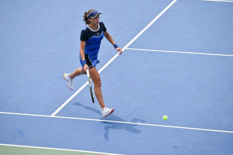 Lucia Bronzetti in azione (Getty Images)