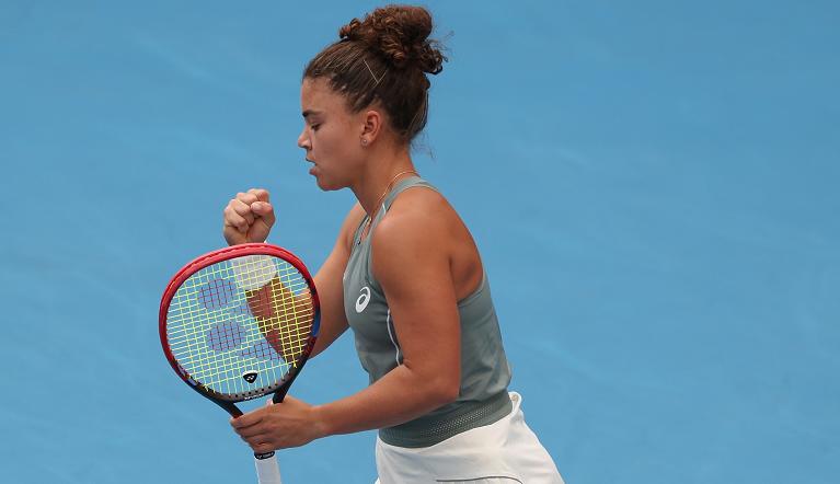 Jasmine Paolini esulta (foto Getty Images)