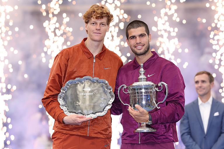 Jannik Sinner e Carlos Alcaraz (Getty)