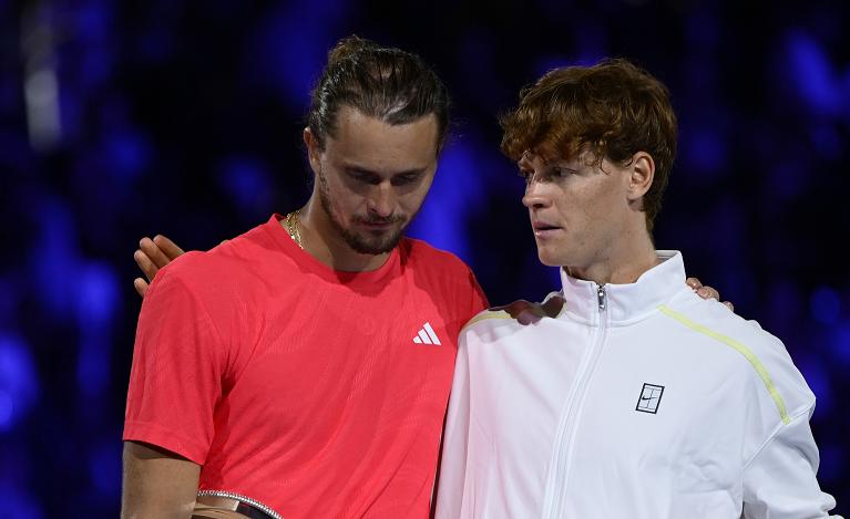 Alexander Zverev e Jannik Sinner (foto Getty Images)