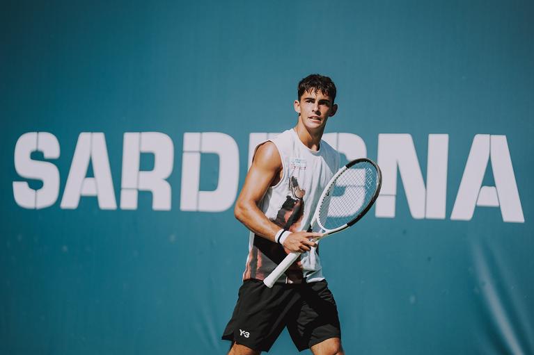 Lorenzo Carboni esulta (foto Serafini)