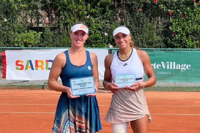 La vincitrice Julie Struplova con la finalista Jennifer Ruggeri