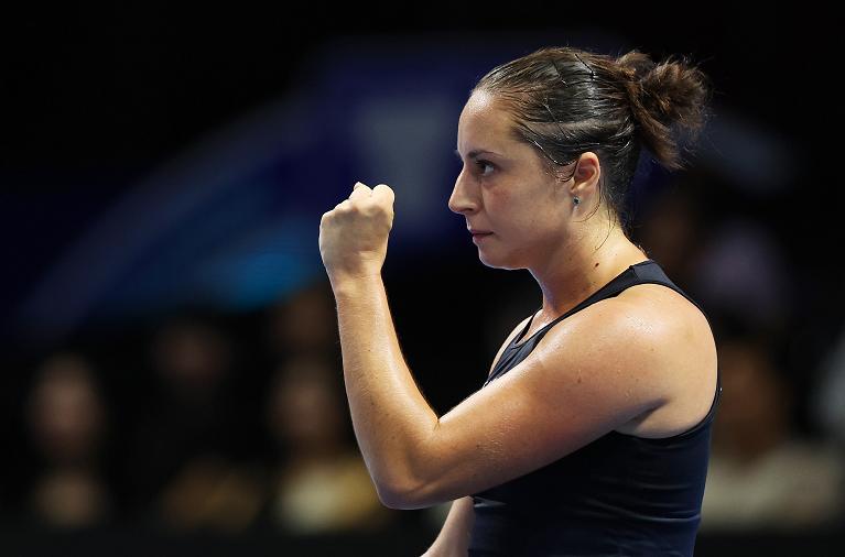 BJK Cup: la grinta di Elisabetta Cocciaretto (foto Getty Images)