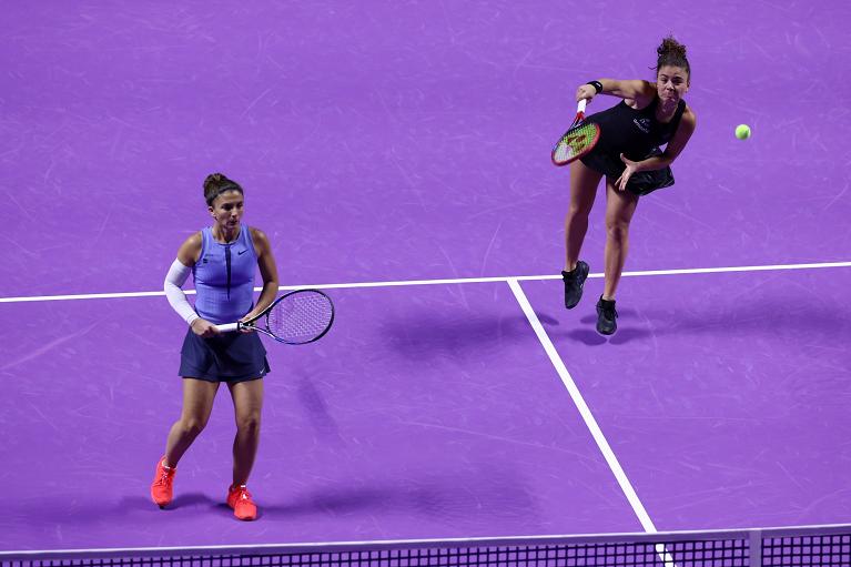 Errani e Paolini in campo (Getty Images)