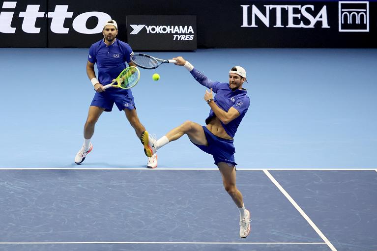 Andrea Vavassori e Simone Bolelli alle Nitto ATP Finals (Foto FITP)