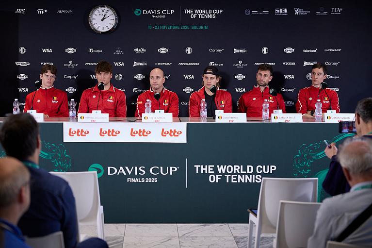La nazionale del Belgio di Coppa Davis (Getty)