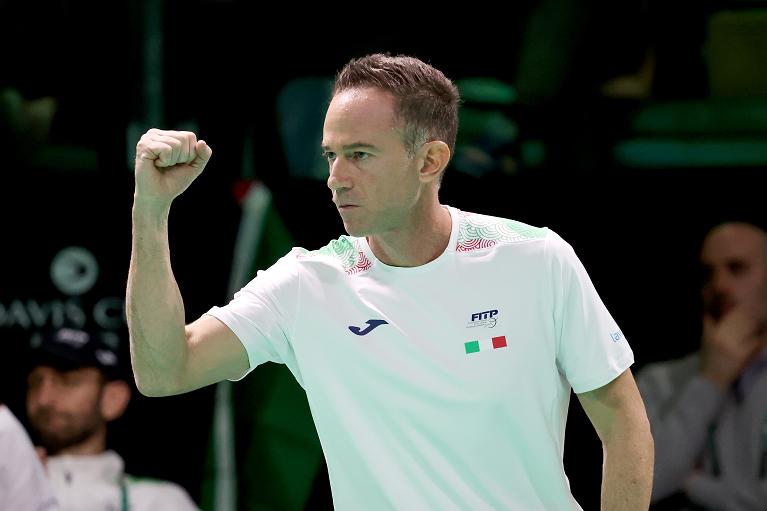 Il capitano dell'Italia in Coppa Davis, Filippo Volandri (Foto FITP)