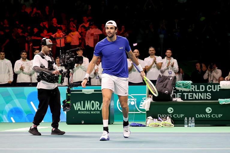 Tutta la gioia di Matteo Berrettini (foto FITP)