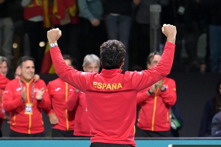 Esulta la Spagna, finalista di Davis (FITP)