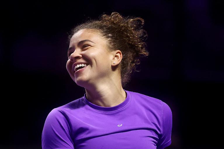 Una sorridente Jasmine Paolini (foto Getty Images)