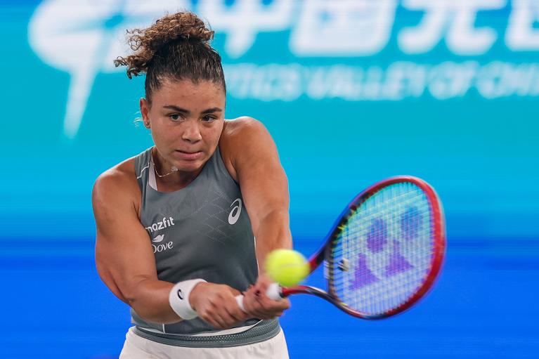 Jasmine Paolini in azione (foto Getty Images)