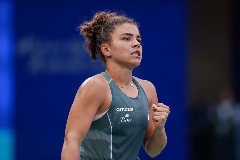 L'esultanza di Jasmine Paolini (foto Getty Images)