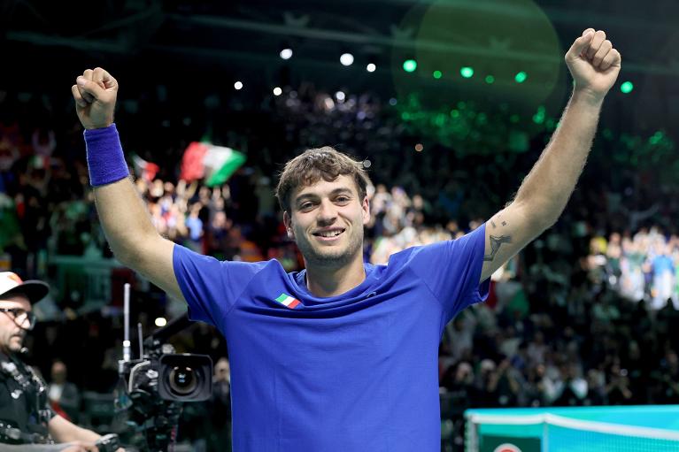 La gioia di Cobolli (Foto FITP)