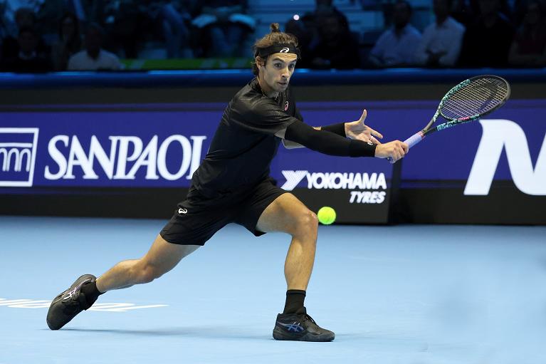 Lorenzo Musetti alle Nitto ATP Finals 2025 (Foto FITP)