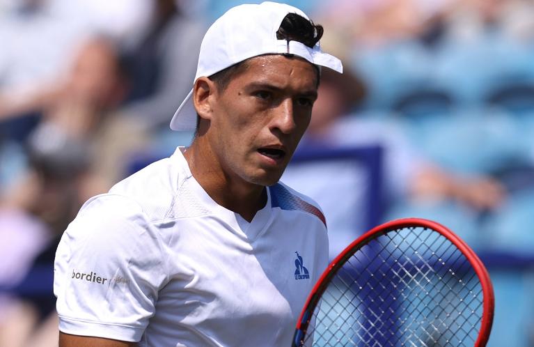 Un primo piano di Sebastian Baez (foto Getty Images)