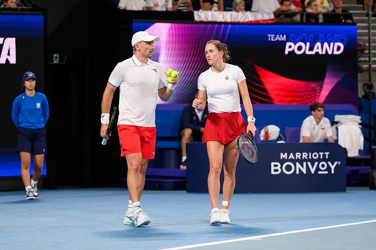 Jan Zielinsky e Katarzyna Kawa (foto Tennis Australia e Getty Images)