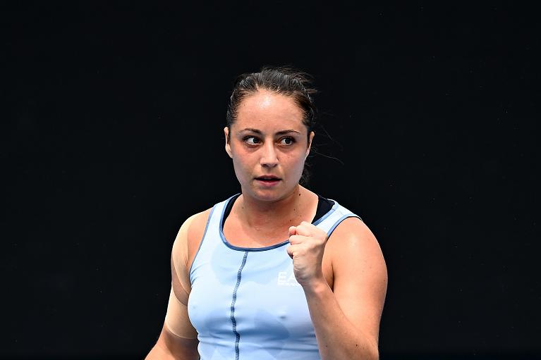 Elisabetta Cocciaretto esulta (foto Getty Images)