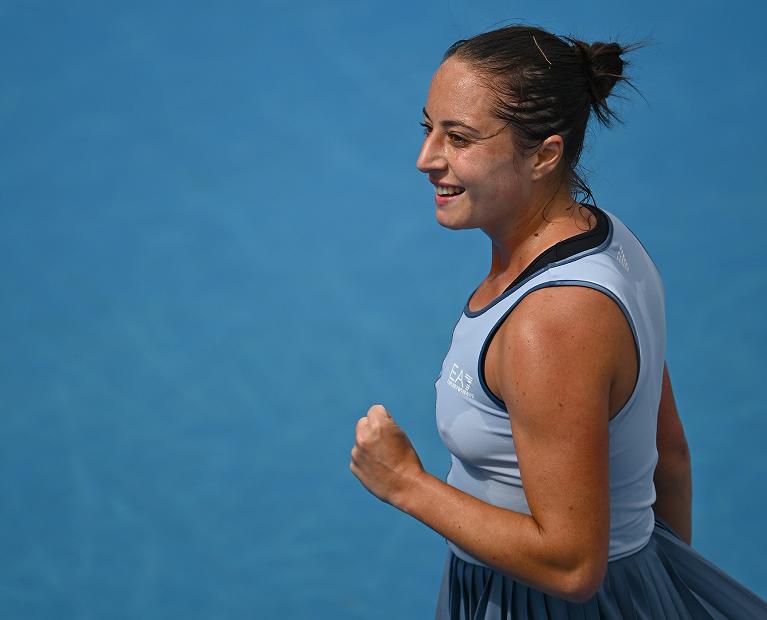 La grinta di Elisabetta Cocciaretto (foto Getty Images)