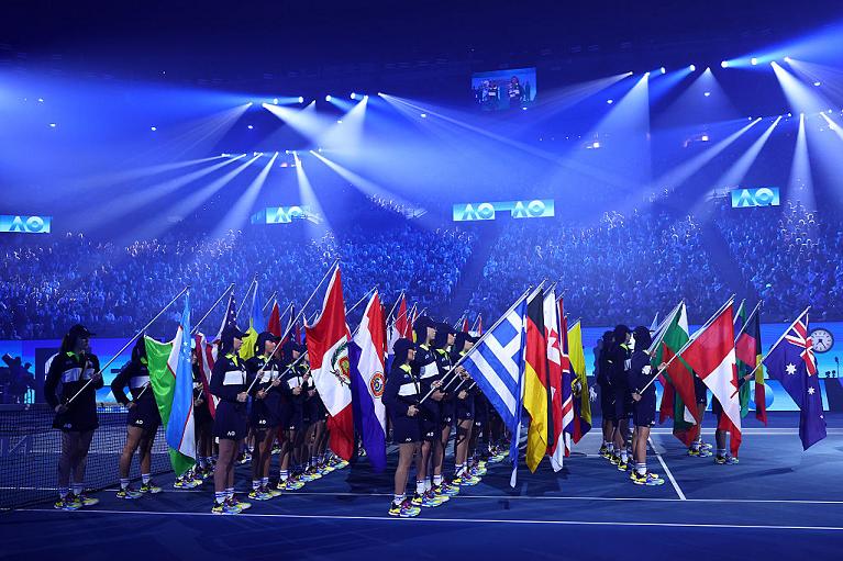 La cerimonia d'apertura dell'Australian Open 2026 (Getty Images)