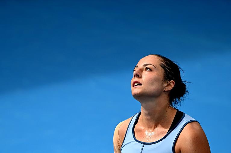 La delusione di Elisabetta Cocciaretto (foto Getty Images)