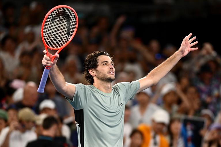 L'esultanza liberatoria di Taylor Fritz (Getty Images)