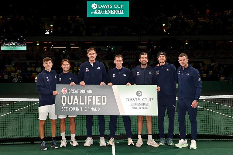 La Gran Bretagna festeggia la qualificazione alla Final 8 di Davis Cup by Generali (Getty Images)