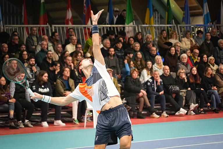 Francesco Forti al servizio (foto Start Romagna Cup / Mazza)