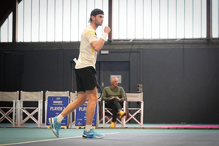 Raul Brancaccio esulta (foto Start Romagna Cup / Mazza)