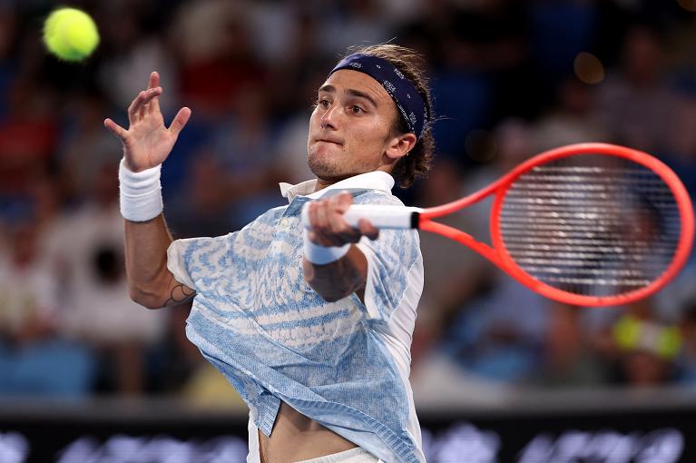 Il diritto mancino di Mattia Bellucci (foto Getty Images)