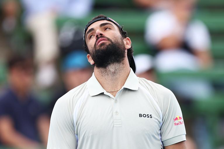 La delusione di Matteo Berrettini (Getty Images)