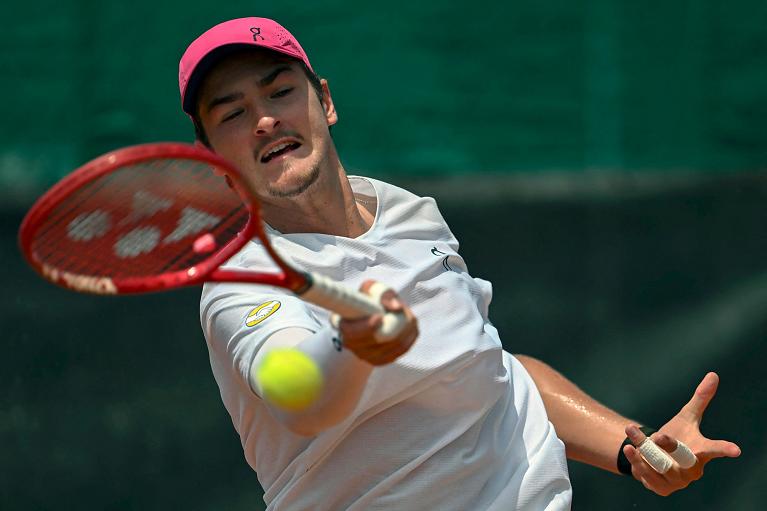 Joao Fonseca colpisce di dritto (Getty Images)