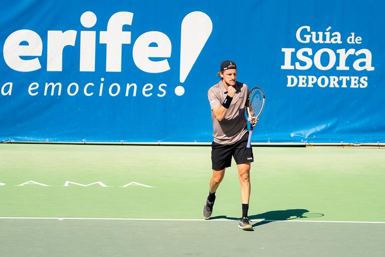 Jacopo Berrettini esulta - Foto Alejandro Fumero