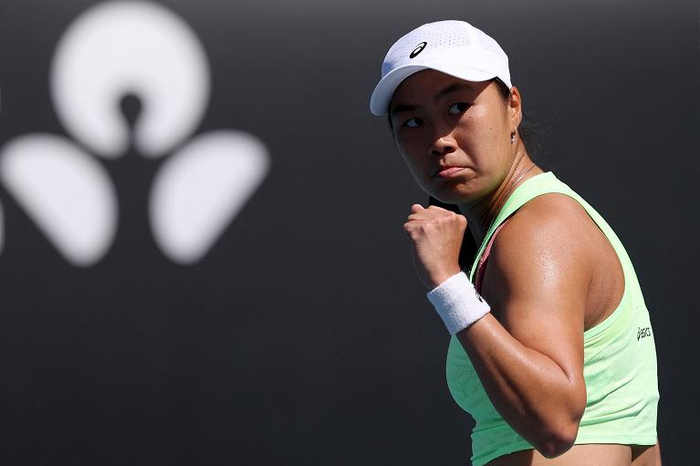 Tutta la grinta di Janice Tjen (foto Getty Images)