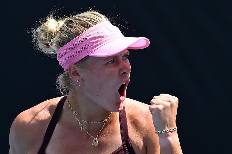 Tutta la grinta di Peyton Stearns (foto Getty Images)