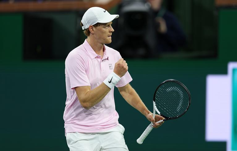 Un'esultanza di Jannik Sinner (Getty Images)