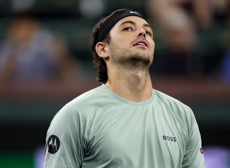 Un pensieroso Taylor Fritz (Getty Images)