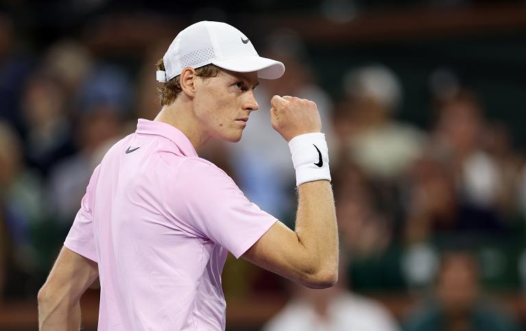Un'esultanza di Jannik Sinner (Getty Images)
