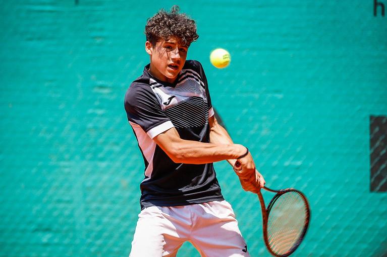 Michele Mecarelli in azione