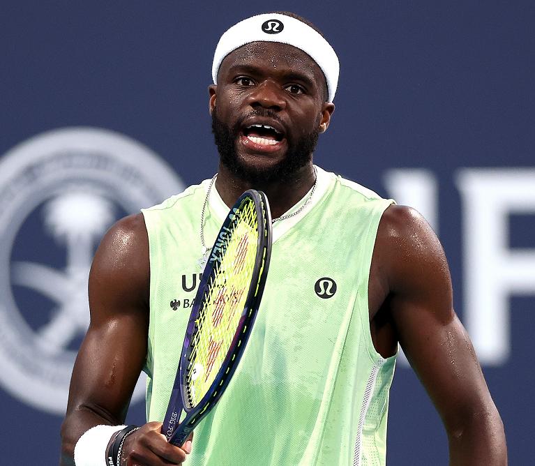 La grinta di Frances Tiafoe (foto Getty Images)