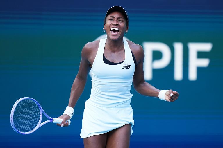 Tutta la gioia di Coco Gauff (foto Getty Images)