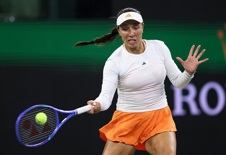Jessica Pegula in azione a Indian Wells 2026 (Getty Images)