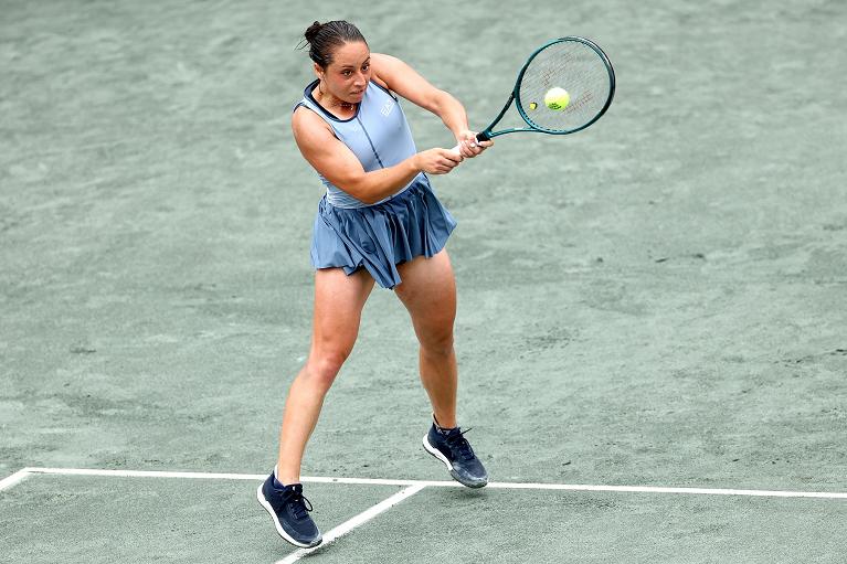 Elisabetta Cocciaretto in azione (foto Getty Images)
