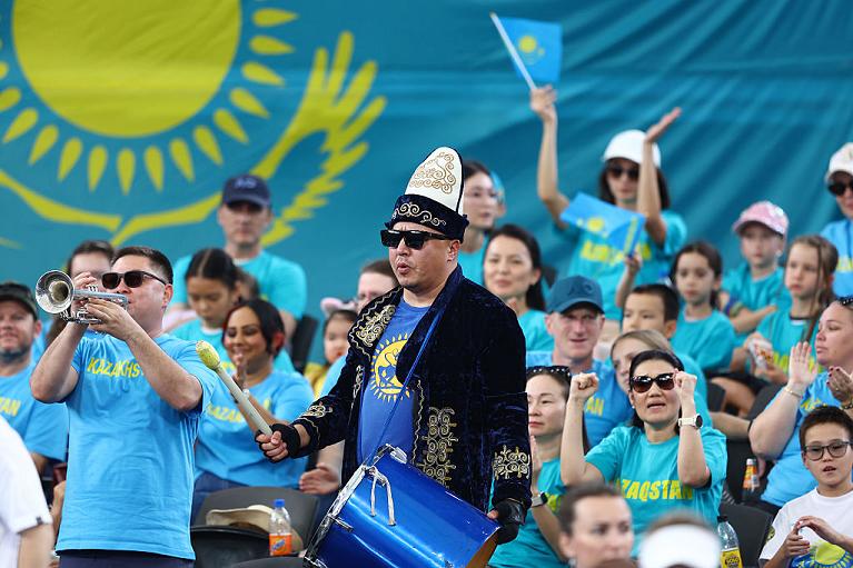 Tifosi del Kazakistan in Billie Jean King Cup (Getty Images)