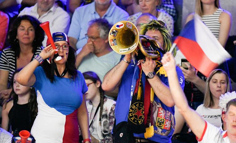 Tifosi della Repubblica Ceca in Billie Jean King Cup (Getty Images)