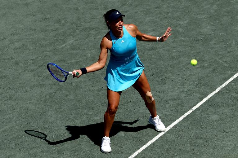 Jessica Pegula in azione (foto Gettty Images)